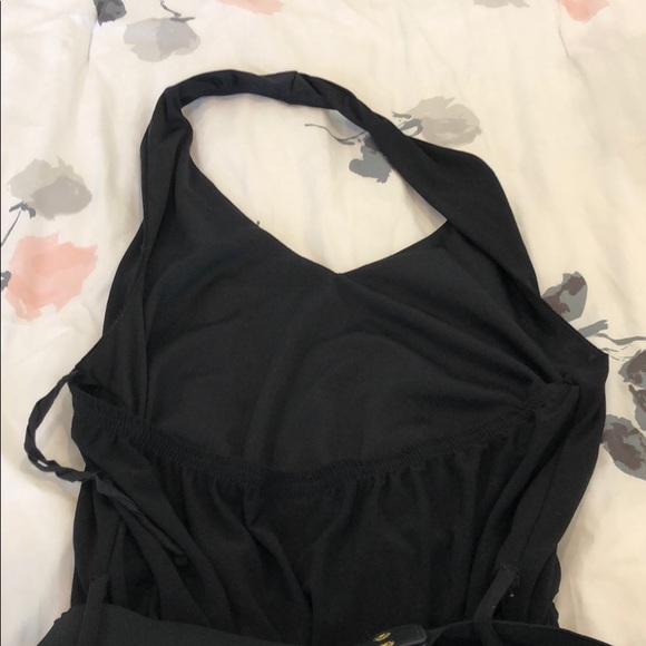 Open back halter romper - Picture 2 of 2